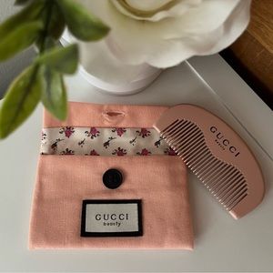 - Gucci comb and pouch
